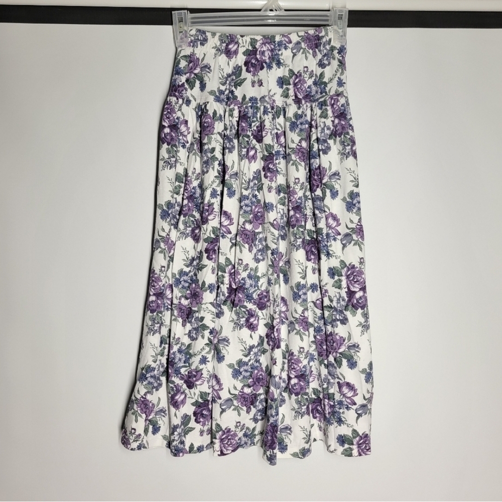 Fritzi California Floral A-line Midi Skirt
